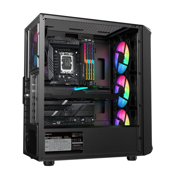 SAMA 205A ATX Mid Tower Gaming Chassis - Black