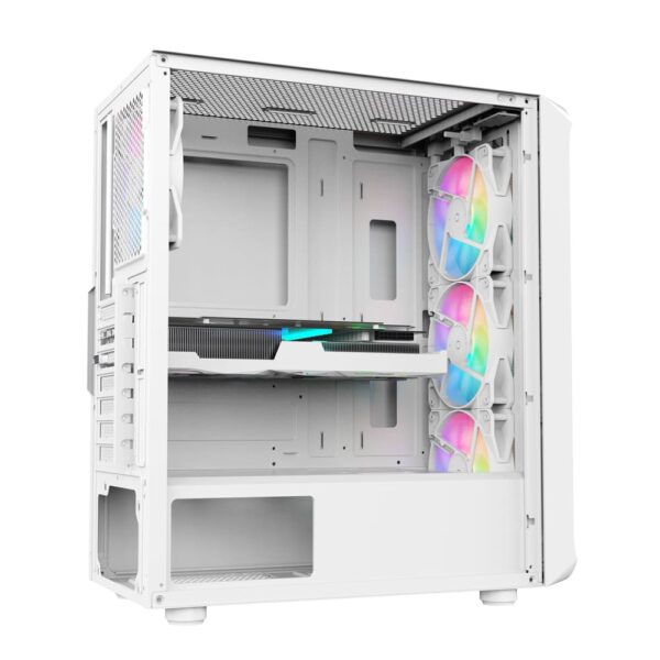 SAMA 205A ATX Mid Tower Gaming Chassis - White