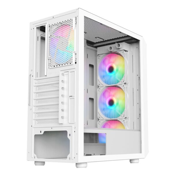 SAMA 205A ATX Mid Tower Gaming Chassis - White