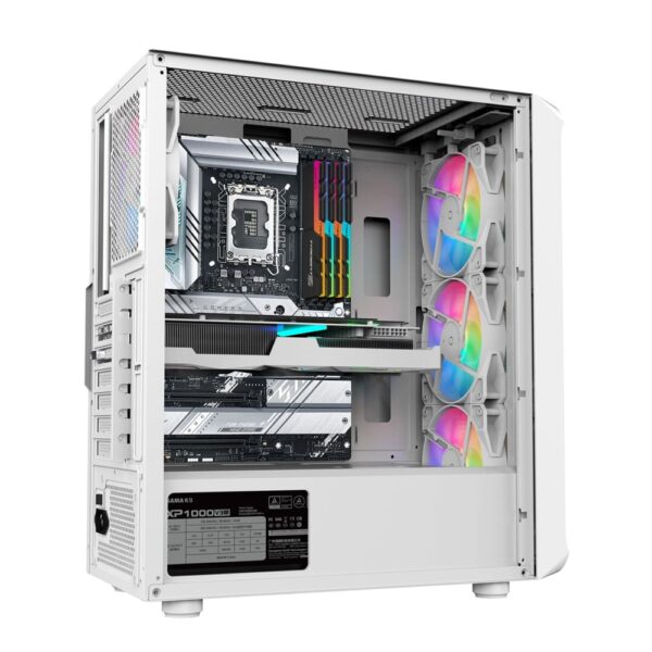 SAMA 205A ATX Mid Tower Gaming Chassis - White