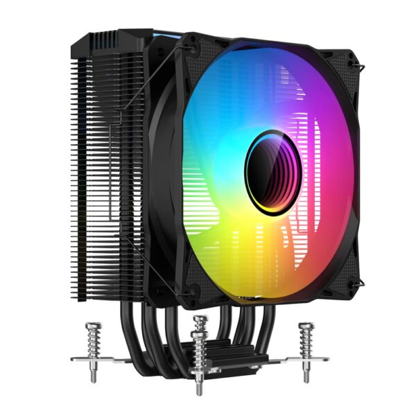 SAMA 4PI ARGB CPU Air Cooler - Black