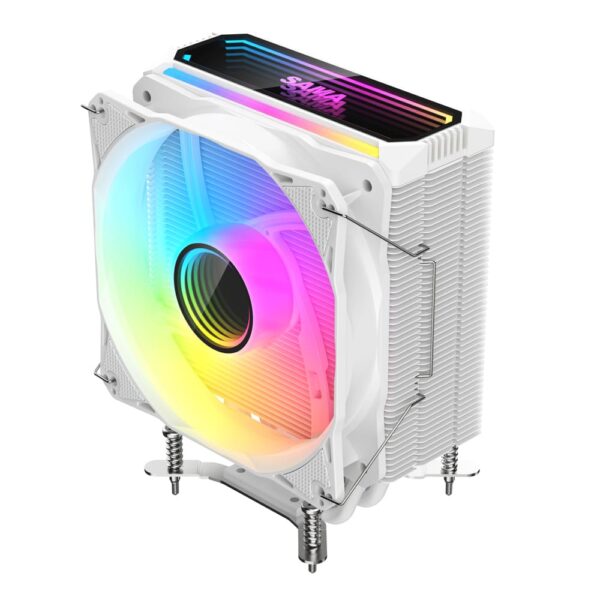 SAMA 4PI ARGB CPU Air Cooler - White