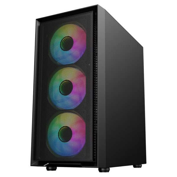 SAMA M203 Micro-ATX Mid Tower Gaming Chassis - Black