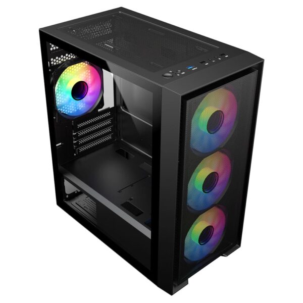 SAMA M203 ATX Mid Tower Gaming Chassis - Black