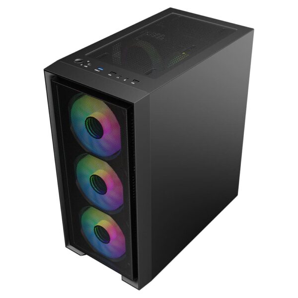 SAMA M203 Micro-ATX Mid Tower Gaming Chassis - Black