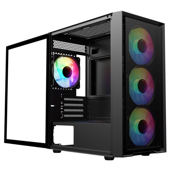 SAMA M203 Micro-ATX Mid Tower Gaming Chassis - Black