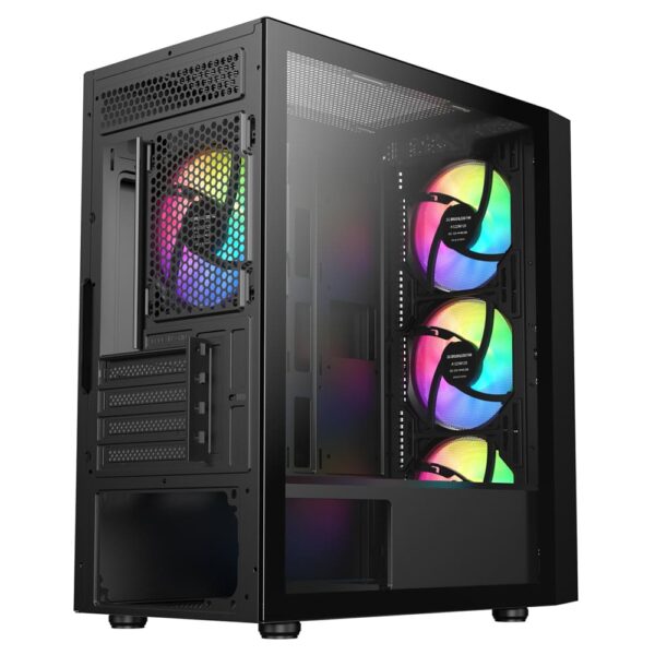 SAMA M203 Micro-ATX Mid Tower Gaming Chassis - Black