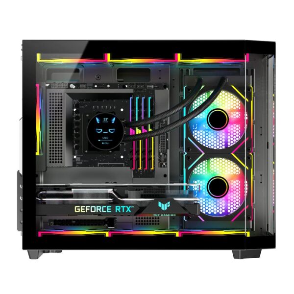 SAMA Neview 2771 Micro-ATX Tower Gaming Chassis - Black