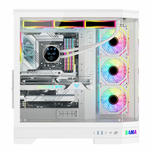 SAMA Neview 3021 ATX Full Tower Gaming Chassis - White