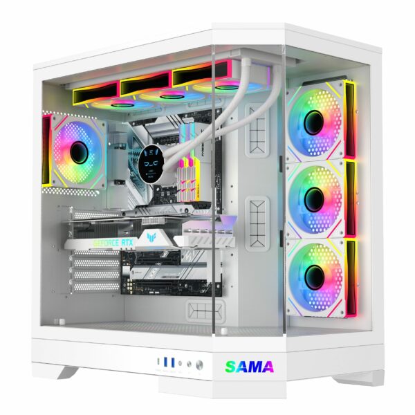 SAMA Neview 3021 ATX Full Tower Gaming Chassis - White