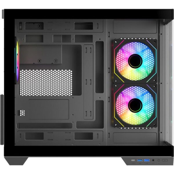 SAMA Neview A721 BTF ATX Mid Tower Gaming Chassis - Black