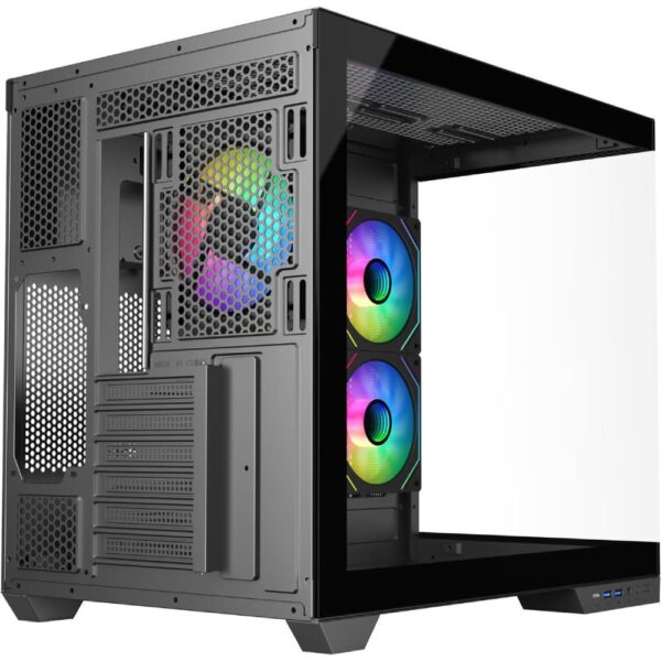 SAMA Neview A721 BTF ATX Mid Tower Gaming Chassis - Black