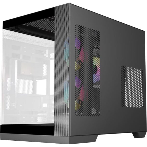 SAMA Neview A721 BTF ATX Mid Tower Gaming Chassis - Black