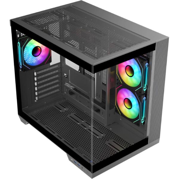 SAMA Neview A721 BTF ATX Mid Tower Gaming Chassis - Black