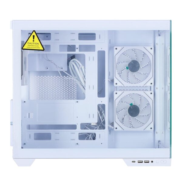 SAMA Neview A721 BTF ATX Mid Tower Gaming Chassis - White