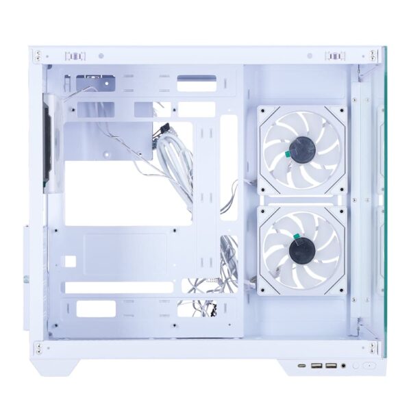 SAMA Neview A721 BTF ATX Mid Tower Gaming Chassis - White