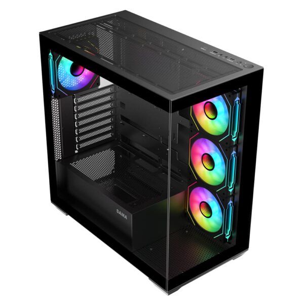 SAMA Neview SV01 ATX Mid Tower Gaming Chassis - Black