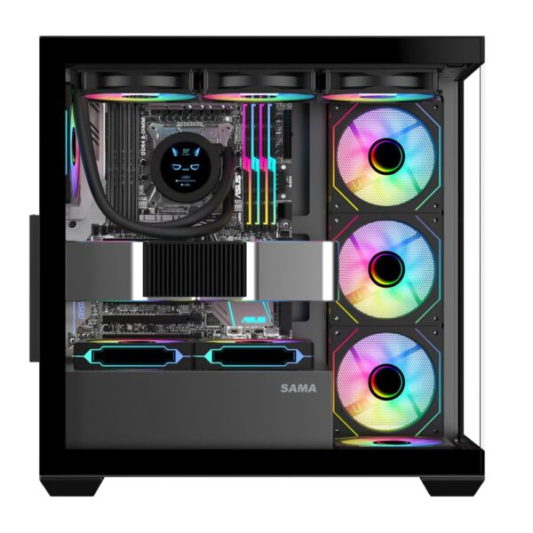 SAMA Neview SV01 ATX Mid Tower Gaming Chassis - Black