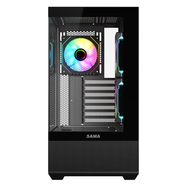 SAMA Neview SV02 ATX Mid Tower Gaming Chassis - Black