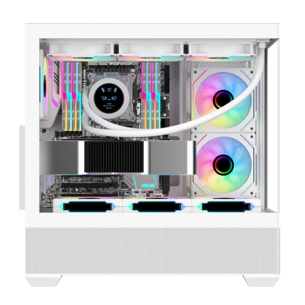 SAMA Neview SV02 ATX Mid Tower Gaming Chassis - White