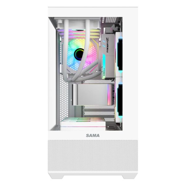 SAMA Neview SV02 ATX Mid Tower Gaming Chassis - White