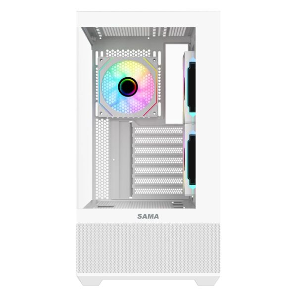 SAMA Neview SV02 ATX Mid Tower Gaming Chassis - White