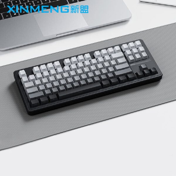 SAMA XINMENG M87 Pro V2 Tri-Mode Gasket Mechanical Keyboard - Gradient Black - Rocket Racoon