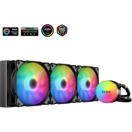 SAMA Sl360 RGB Liquid CPU Cooler 360mm - Black