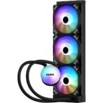 SAMA Sl360 RGB Liquid CPU Cooler 360mm - Black - Image 6