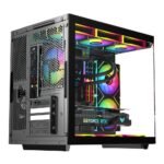 SAMA Neview  2771 Micro ATX Tower Gaming Chassis - Black - Image 4
