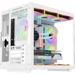 SAMA Neview 2771 Micro ATX Tower Gaming Chassis - White - Image 4