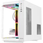 SAMA Neview 2771 Micro ATX Tower Gaming Chassis - White - Image 5