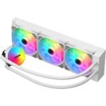SAMA Sl360 RGB Liquid CPU Cooler 360mm - White - Image 2