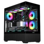 SAMA SV02 ATX Mid Tower Gaming Chassis - Black