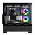 SAMA SV02 ATX Mid Tower Gaming Chassis - Black - Image 8