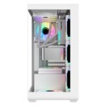 SAMA SV01 ATX Mid Tower Gaming  Chassis - White - Image 2