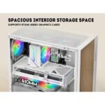 SAMA V Nature ATX Mid Tower Gaming Chassis - White - Image 5