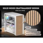 SAMA V Nature ATX Mid Tower Gaming Chassis - White - Image 3