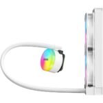 SAMA SL240 RGB Liquid CPU Cooler 240mm - White - Image 4
