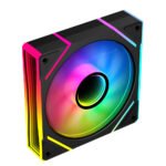 SAMA YF1203I Halo ARGB Reverse Fan - Black - Image 3