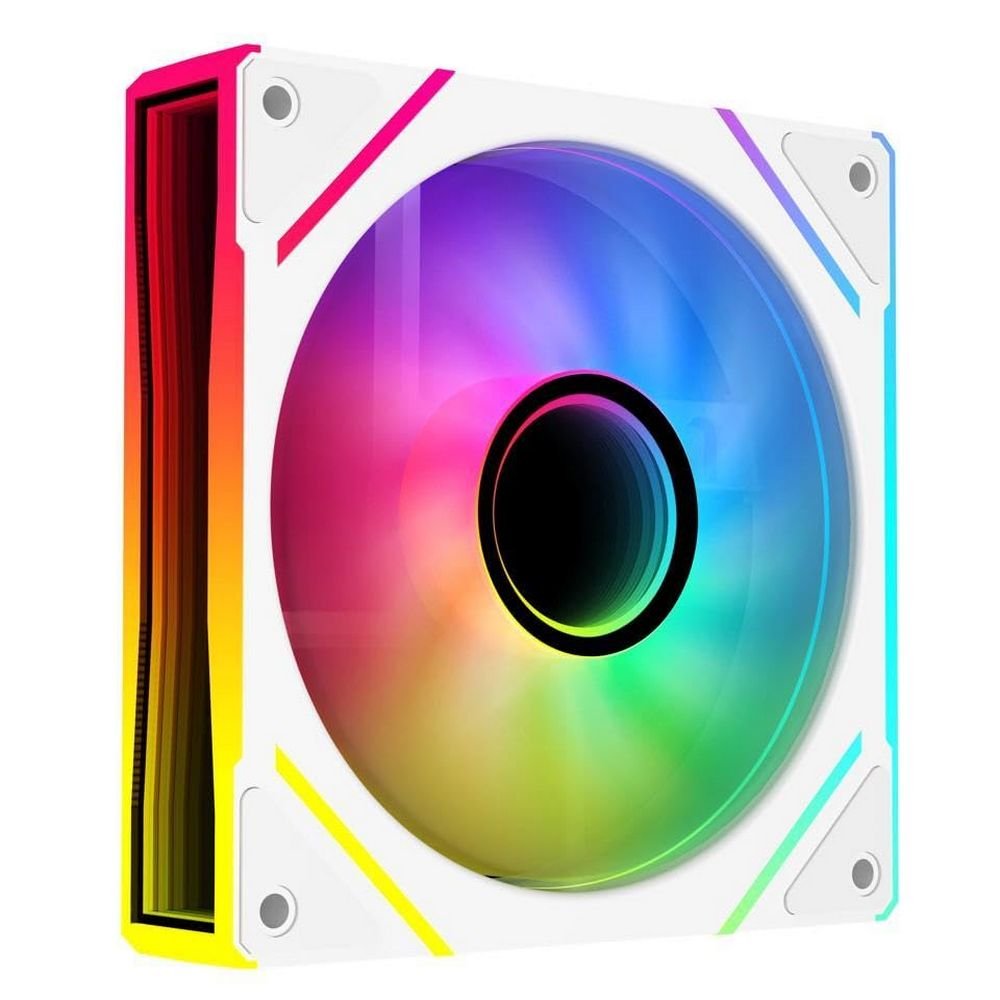 SAMA-YF1203I-Halo-ARGB-Reverse-Fan-White SAMA YF1203I Halo ARGB Reverse Fan - White - Image 1