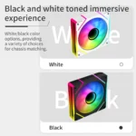 SAMA YF1203I Halo ARGB Reverse Fan - White - Image 6